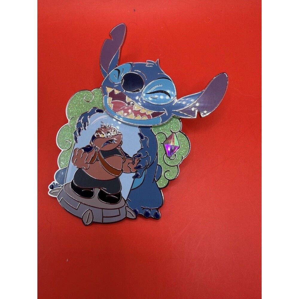 DISNEY WDW CELEBRATING PINS 25 YEARS IF WE WERE THERE STITCH & JUMBA PIN LE 300